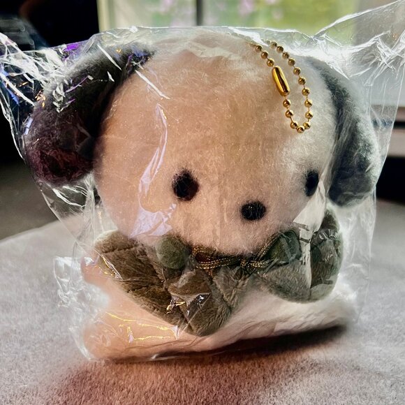 NWT Sanrio Pochacco Plush Key Chain Bag Charm - Picture 3 of 5